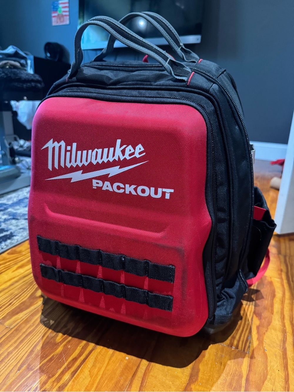 Milwaukee Packout Red & Black Tool Backpack